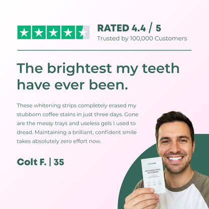Peroxide-Free Whitening Strips (Checkout Deal)