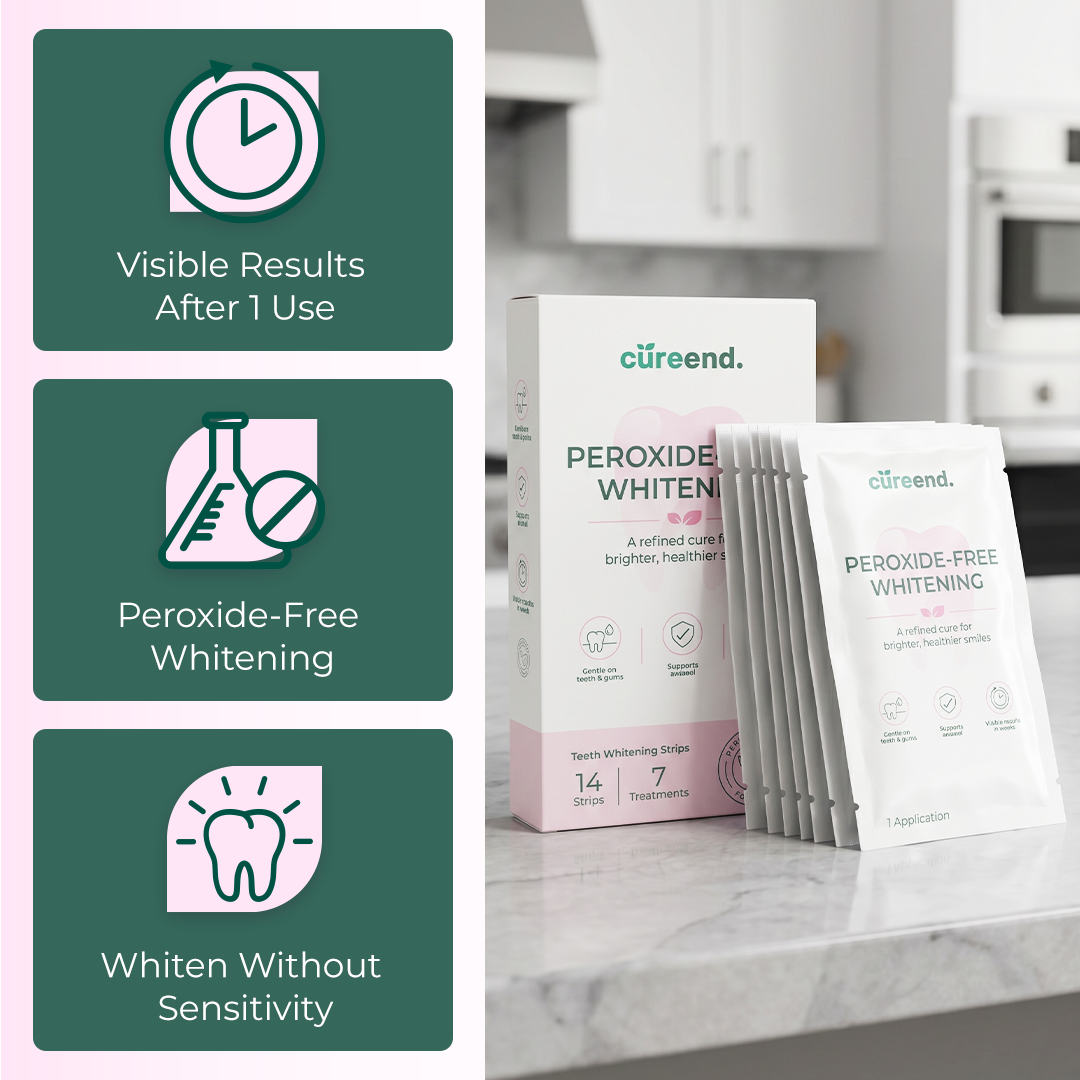 Peroxide-Free Whitening Strips (Checkout Deal)