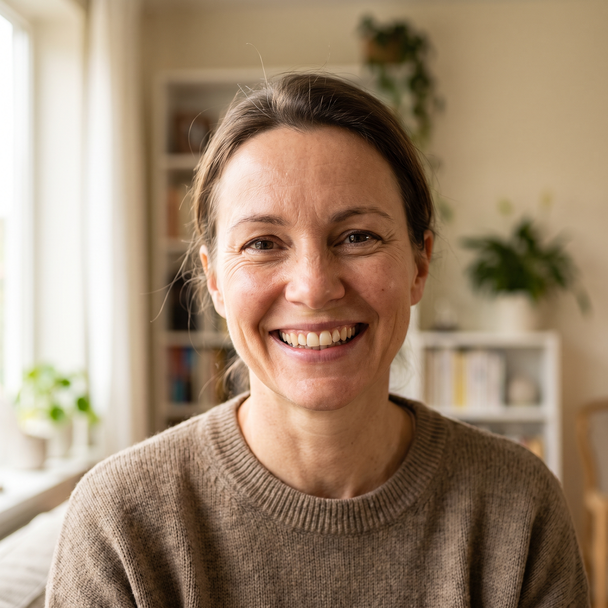 Smiling woman